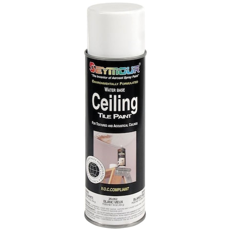 Seymour Of Sycamore 16 oz Ceiling Tile Paint, Old Ceiling White, 12PK SE488691